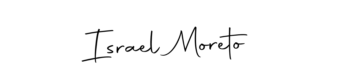 You should practise on your own different ways (Autography-DOLnW) to write your name (Israel Moreto) in signature. don't let someone else do it for you. Israel Moreto signature style 10 images and pictures png