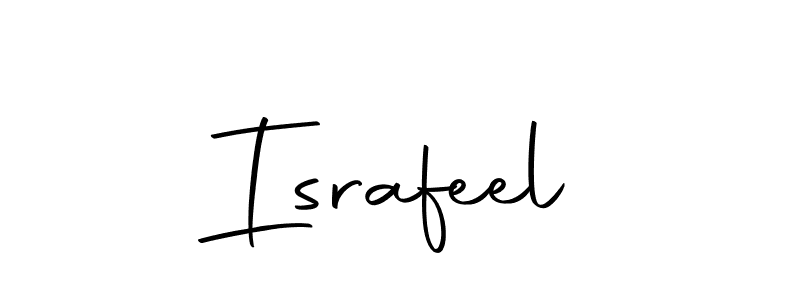 Create a beautiful signature design for name Israfeel. With this signature (Autography-DOLnW) fonts, you can make a handwritten signature for free. Israfeel signature style 10 images and pictures png