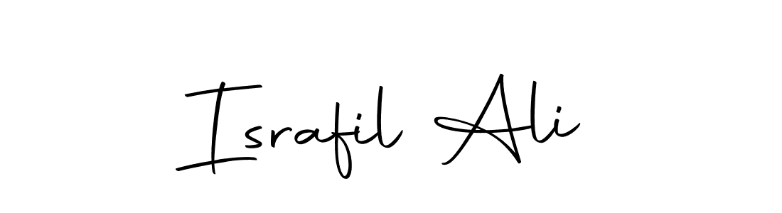 You should practise on your own different ways (Autography-DOLnW) to write your name (Israfil Ali) in signature. don't let someone else do it for you. Israfil Ali signature style 10 images and pictures png