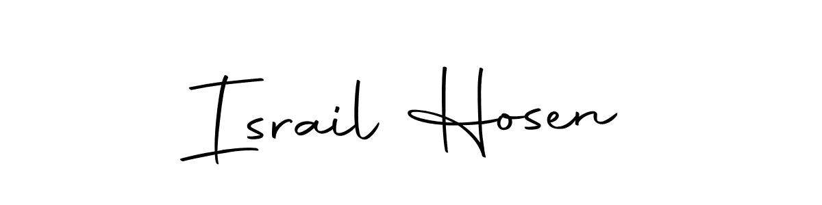 You should practise on your own different ways (Autography-DOLnW) to write your name (Israil Hosen) in signature. don't let someone else do it for you. Israil Hosen signature style 10 images and pictures png