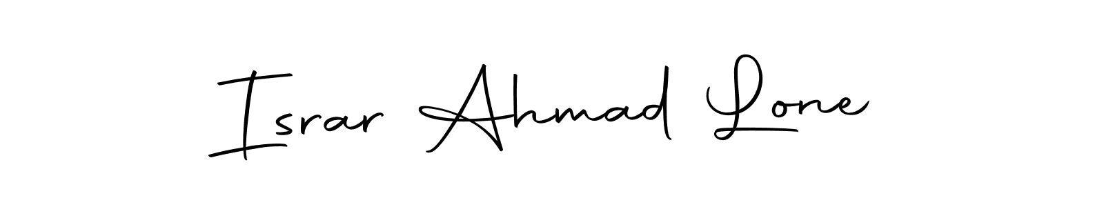 Make a beautiful signature design for name Israr Ahmad Lone. With this signature (Autography-DOLnW) style, you can create a handwritten signature for free. Israr Ahmad Lone signature style 10 images and pictures png