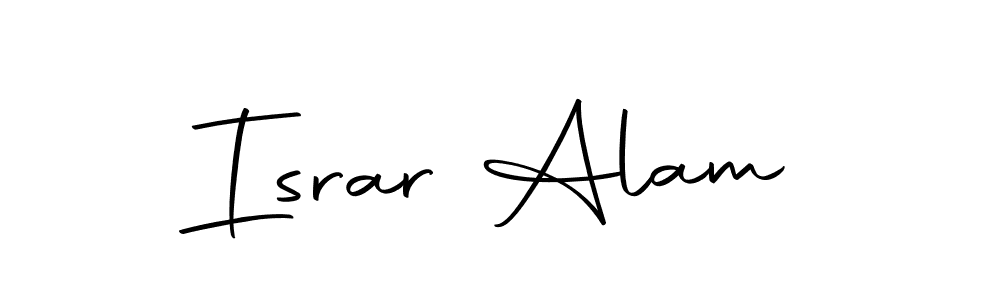 Make a beautiful signature design for name Israr Alam. With this signature (Autography-DOLnW) style, you can create a handwritten signature for free. Israr Alam signature style 10 images and pictures png
