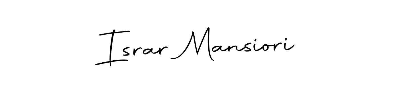Make a beautiful signature design for name Israr Mansiori. Use this online signature maker to create a handwritten signature for free. Israr Mansiori signature style 10 images and pictures png