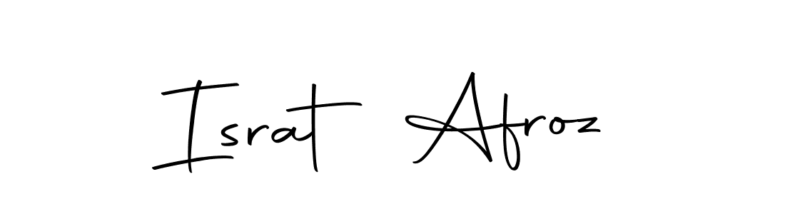Create a beautiful signature design for name Israt Afroz. With this signature (Autography-DOLnW) fonts, you can make a handwritten signature for free. Israt Afroz signature style 10 images and pictures png