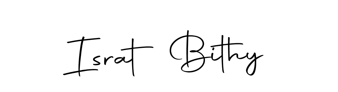 Make a beautiful signature design for name Israt Bithy. With this signature (Autography-DOLnW) style, you can create a handwritten signature for free. Israt Bithy signature style 10 images and pictures png