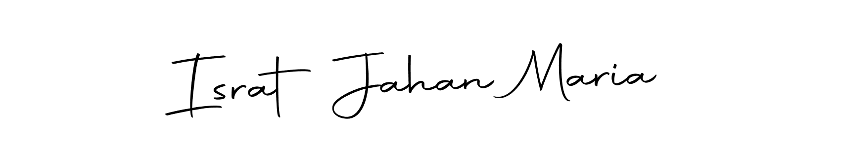 Use a signature maker to create a handwritten signature online. With this signature software, you can design (Autography-DOLnW) your own signature for name Israt Jahan Maria. Israt Jahan Maria signature style 10 images and pictures png