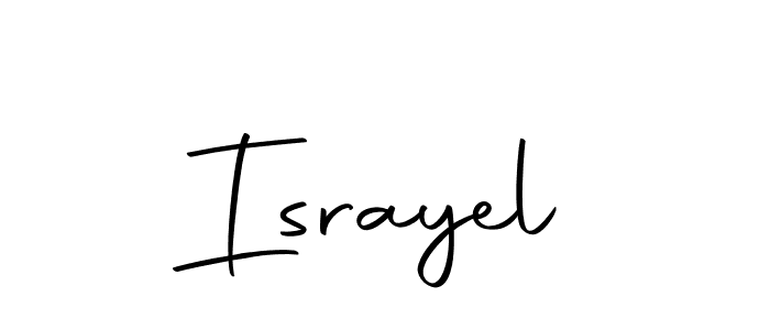 How to make Israyel signature? Autography-DOLnW is a professional autograph style. Create handwritten signature for Israyel name. Israyel signature style 10 images and pictures png