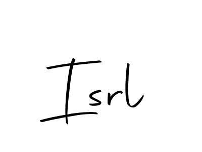 Isrl stylish signature style. Best Handwritten Sign (Autography-DOLnW) for my name. Handwritten Signature Collection Ideas for my name Isrl. Isrl signature style 10 images and pictures png