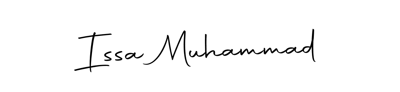 Design your own signature with our free online signature maker. With this signature software, you can create a handwritten (Autography-DOLnW) signature for name Issa Muhammad. Issa Muhammad signature style 10 images and pictures png