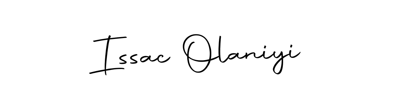 How to make Issac Olaniyi name signature. Use Autography-DOLnW style for creating short signs online. This is the latest handwritten sign. Issac Olaniyi signature style 10 images and pictures png