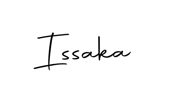 Make a beautiful signature design for name Issaka. Use this online signature maker to create a handwritten signature for free. Issaka signature style 10 images and pictures png