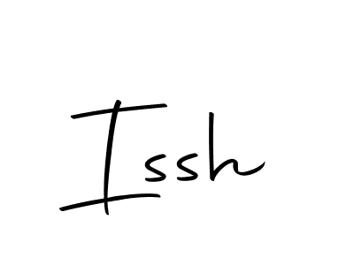 Create a beautiful signature design for name Issh. With this signature (Autography-DOLnW) fonts, you can make a handwritten signature for free. Issh signature style 10 images and pictures png