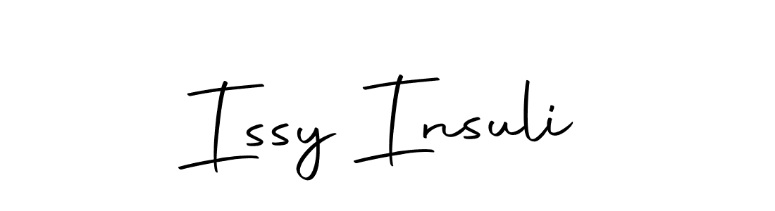 if you are searching for the best signature style for your name Issy Insuli. so please give up your signature search. here we have designed multiple signature styles  using Autography-DOLnW. Issy Insuli signature style 10 images and pictures png