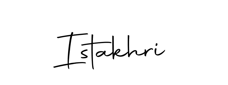 How to make Istakhri signature? Autography-DOLnW is a professional autograph style. Create handwritten signature for Istakhri name. Istakhri signature style 10 images and pictures png