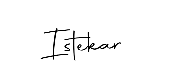 The best way (Autography-DOLnW) to make a short signature is to pick only two or three words in your name. The name Istekar include a total of six letters. For converting this name. Istekar signature style 10 images and pictures png