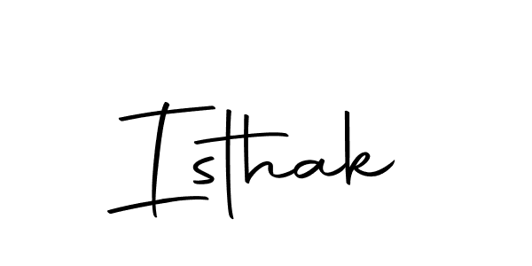 The best way (Autography-DOLnW) to make a short signature is to pick only two or three words in your name. The name Isthak include a total of six letters. For converting this name. Isthak signature style 10 images and pictures png