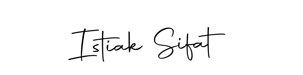 Use a signature maker to create a handwritten signature online. With this signature software, you can design (Autography-DOLnW) your own signature for name Istiak Sifat. Istiak Sifat signature style 10 images and pictures png