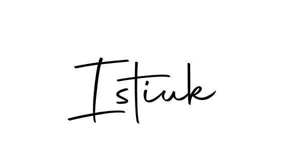 How to make Istiuk name signature. Use Autography-DOLnW style for creating short signs online. This is the latest handwritten sign. Istiuk signature style 10 images and pictures png