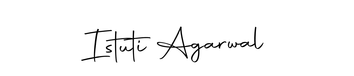 Autography-DOLnW is a professional signature style that is perfect for those who want to add a touch of class to their signature. It is also a great choice for those who want to make their signature more unique. Get Istuti Agarwal name to fancy signature for free. Istuti Agarwal signature style 10 images and pictures png