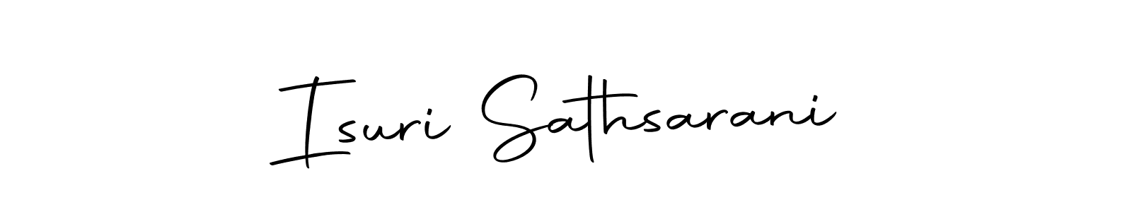 Autography-DOLnW is a professional signature style that is perfect for those who want to add a touch of class to their signature. It is also a great choice for those who want to make their signature more unique. Get Isuri Sathsarani name to fancy signature for free. Isuri Sathsarani signature style 10 images and pictures png