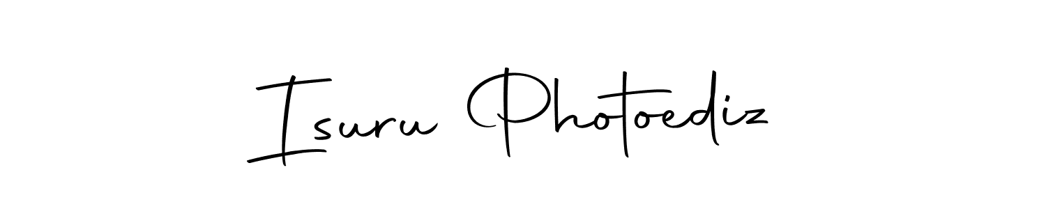 The best way (Autography-DOLnW) to make a short signature is to pick only two or three words in your name. The name Isuru Photoediz include a total of six letters. For converting this name. Isuru Photoediz signature style 10 images and pictures png