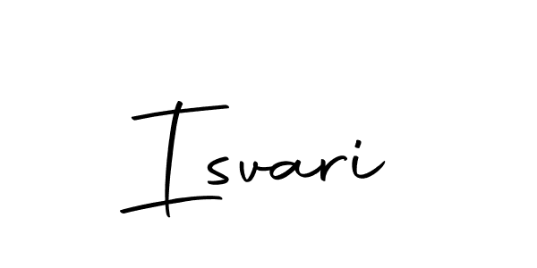 Use a signature maker to create a handwritten signature online. With this signature software, you can design (Autography-DOLnW) your own signature for name Isvari. Isvari signature style 10 images and pictures png