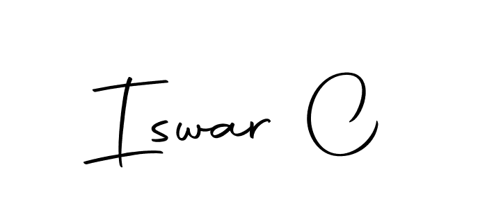 How to make Iswar C name signature. Use Autography-DOLnW style for creating short signs online. This is the latest handwritten sign. Iswar C signature style 10 images and pictures png