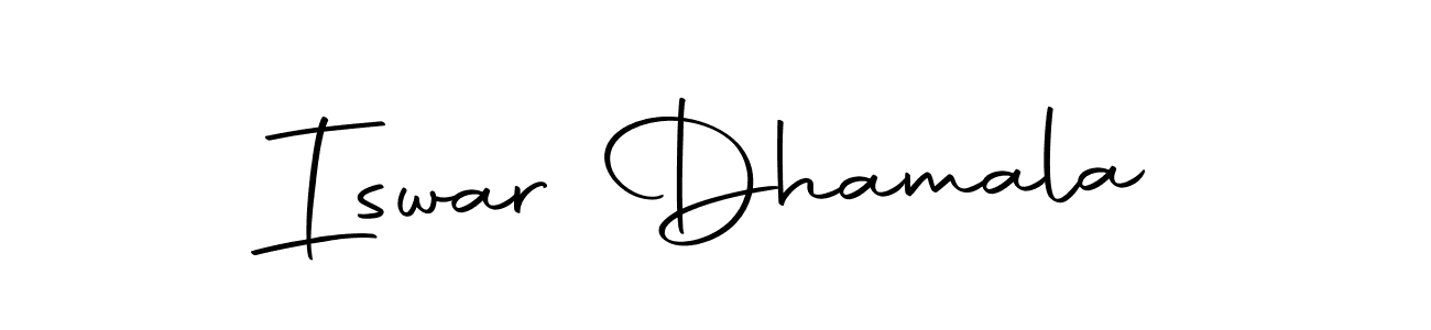 You can use this online signature creator to create a handwritten signature for the name Iswar Dhamala. This is the best online autograph maker. Iswar Dhamala signature style 10 images and pictures png