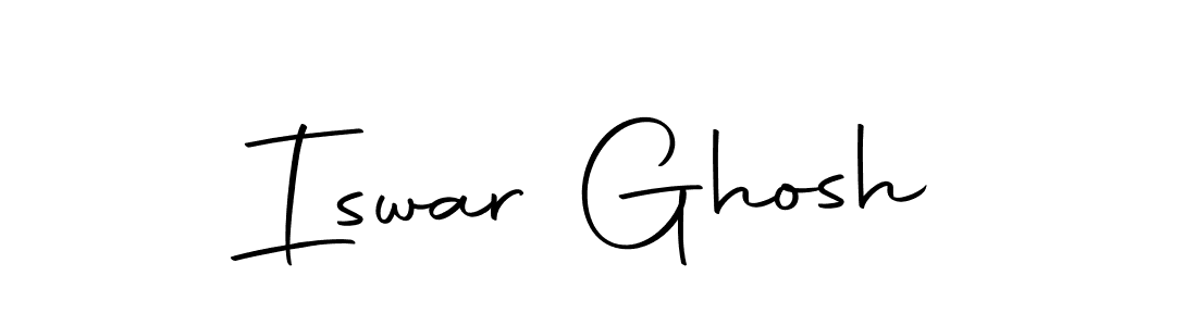 Iswar Ghosh stylish signature style. Best Handwritten Sign (Autography-DOLnW) for my name. Handwritten Signature Collection Ideas for my name Iswar Ghosh. Iswar Ghosh signature style 10 images and pictures png