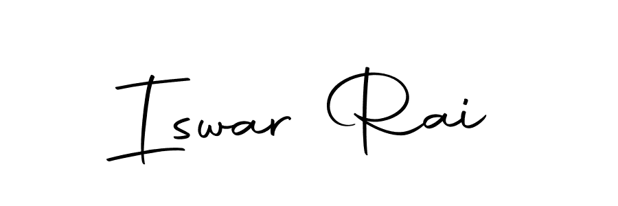 You should practise on your own different ways (Autography-DOLnW) to write your name (Iswar Rai) in signature. don't let someone else do it for you. Iswar Rai signature style 10 images and pictures png