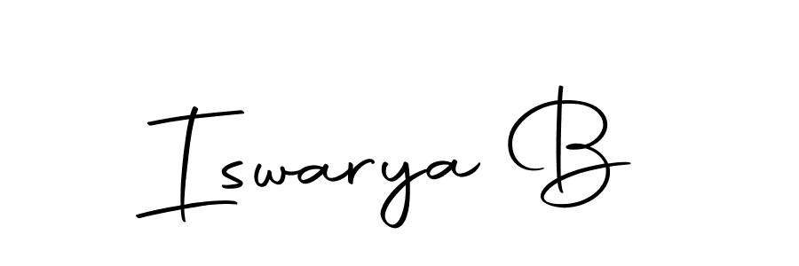 if you are searching for the best signature style for your name Iswarya B. so please give up your signature search. here we have designed multiple signature styles  using Autography-DOLnW. Iswarya B signature style 10 images and pictures png