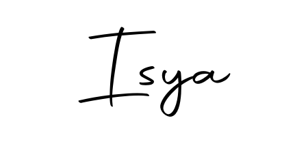 The best way (Autography-DOLnW) to make a short signature is to pick only two or three words in your name. For converting this name Isya. Isya signature style 10 images and pictures png