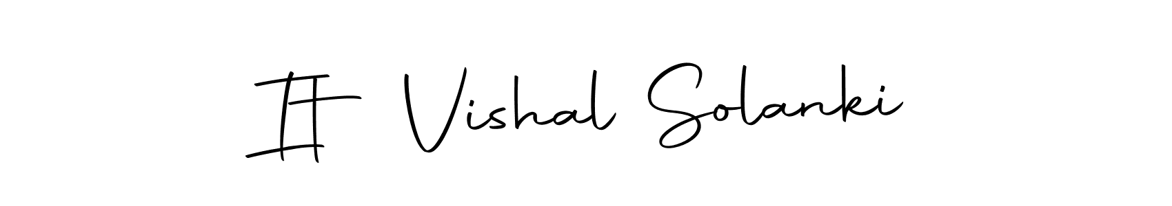 It looks lik you need a new signature style for name It Vishal Solanki. Design unique handwritten (Autography-DOLnW) signature with our free signature maker in just a few clicks. It Vishal Solanki signature style 10 images and pictures png