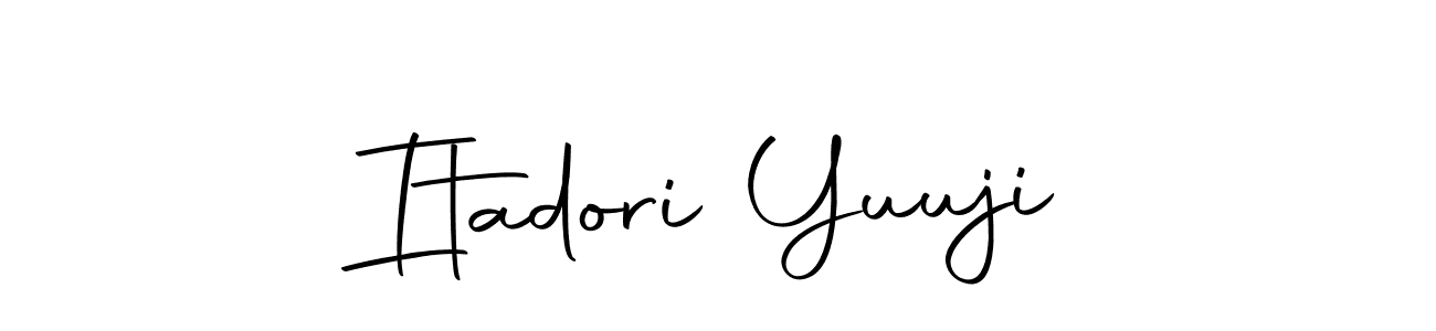 Create a beautiful signature design for name Itadori Yuuji. With this signature (Autography-DOLnW) fonts, you can make a handwritten signature for free. Itadori Yuuji signature style 10 images and pictures png