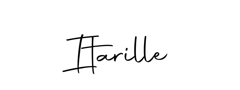 if you are searching for the best signature style for your name Itarille. so please give up your signature search. here we have designed multiple signature styles  using Autography-DOLnW. Itarille signature style 10 images and pictures png