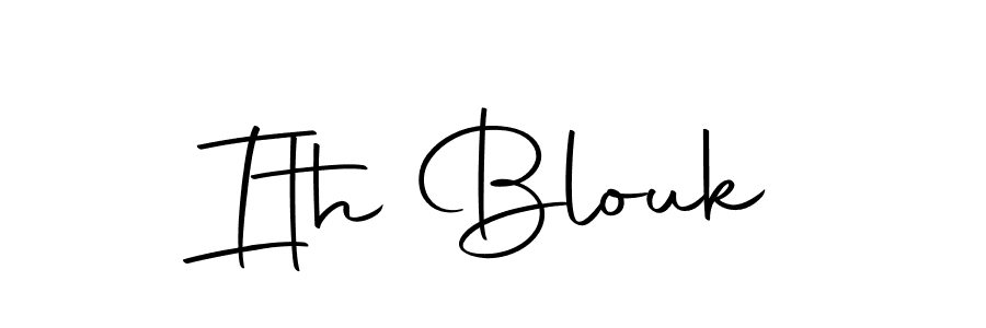 Make a beautiful signature design for name Ith Blouk. Use this online signature maker to create a handwritten signature for free. Ith Blouk signature style 10 images and pictures png