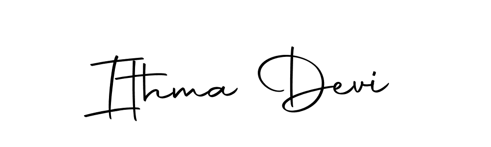 Ithma Devi stylish signature style. Best Handwritten Sign (Autography-DOLnW) for my name. Handwritten Signature Collection Ideas for my name Ithma Devi. Ithma Devi signature style 10 images and pictures png