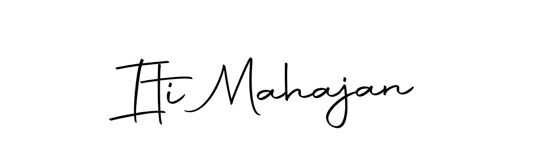Here are the top 10 professional signature styles for the name Iti Mahajan. These are the best autograph styles you can use for your name. Iti Mahajan signature style 10 images and pictures png