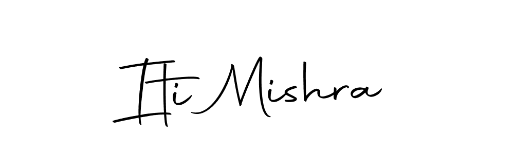 You should practise on your own different ways (Autography-DOLnW) to write your name (Iti Mishra) in signature. don't let someone else do it for you. Iti Mishra signature style 10 images and pictures png