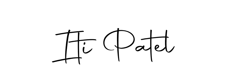 Also we have Iti Patel name is the best signature style. Create professional handwritten signature collection using Autography-DOLnW autograph style. Iti Patel signature style 10 images and pictures png