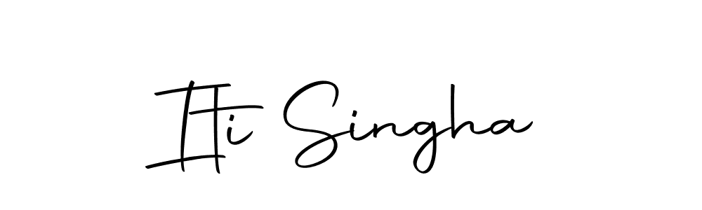 Also we have Iti Singha name is the best signature style. Create professional handwritten signature collection using Autography-DOLnW autograph style. Iti Singha signature style 10 images and pictures png