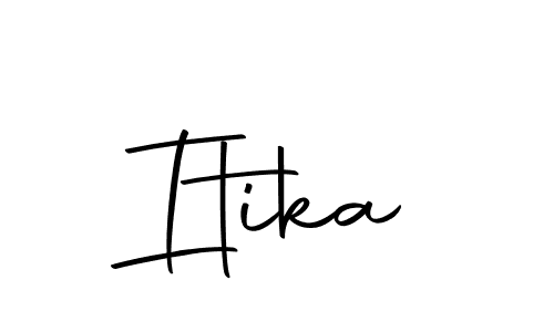 How to make Itika signature? Autography-DOLnW is a professional autograph style. Create handwritten signature for Itika name. Itika signature style 10 images and pictures png