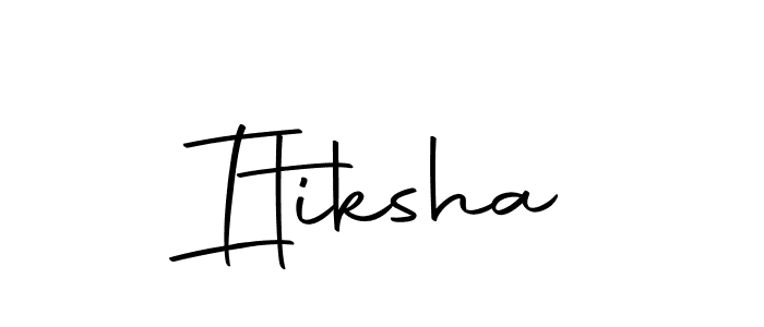 The best way (Autography-DOLnW) to make a short signature is to pick only two or three words in your name. The name Itiksha include a total of six letters. For converting this name. Itiksha signature style 10 images and pictures png