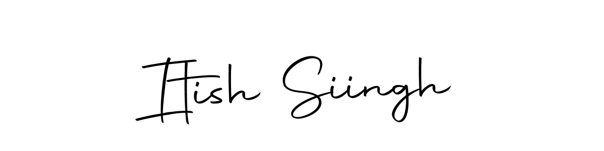 Use a signature maker to create a handwritten signature online. With this signature software, you can design (Autography-DOLnW) your own signature for name Itish Siingh. Itish Siingh signature style 10 images and pictures png