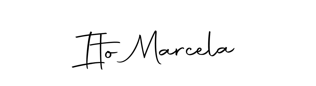 Make a beautiful signature design for name Ito Marcela. Use this online signature maker to create a handwritten signature for free. Ito Marcela signature style 10 images and pictures png