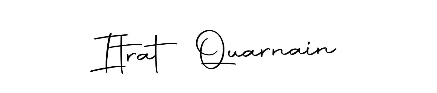 You should practise on your own different ways (Autography-DOLnW) to write your name (Itrat Quarnain) in signature. don't let someone else do it for you. Itrat Quarnain signature style 10 images and pictures png