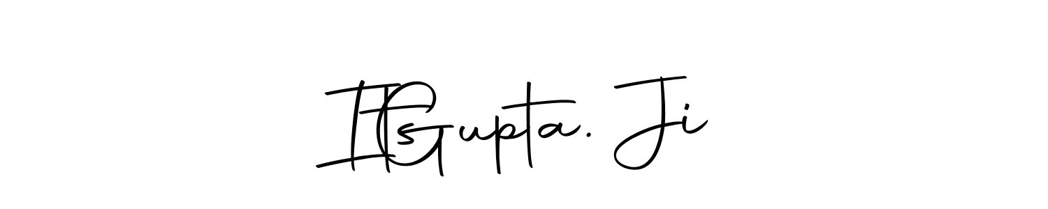 Use a signature maker to create a handwritten signature online. With this signature software, you can design (Autography-DOLnW) your own signature for name Its   Gupta. Ji. Its   Gupta. Ji signature style 10 images and pictures png