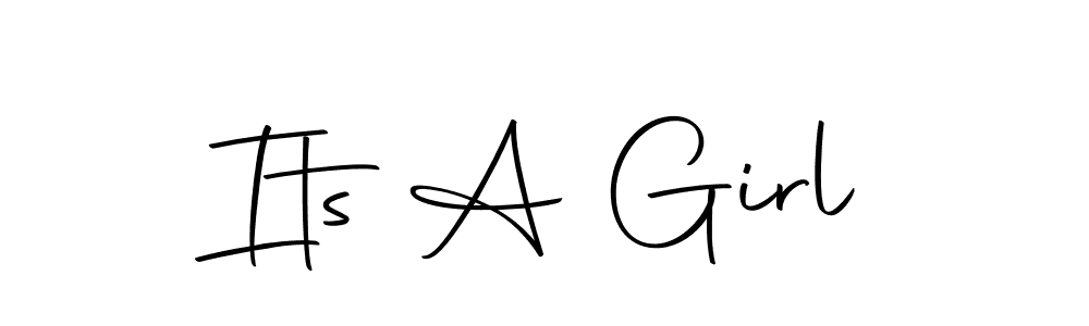 How to make Its A Girl name signature. Use Autography-DOLnW style for creating short signs online. This is the latest handwritten sign. Its A Girl signature style 10 images and pictures png