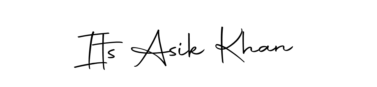 You can use this online signature creator to create a handwritten signature for the name Its Asik Khan. This is the best online autograph maker. Its Asik Khan signature style 10 images and pictures png