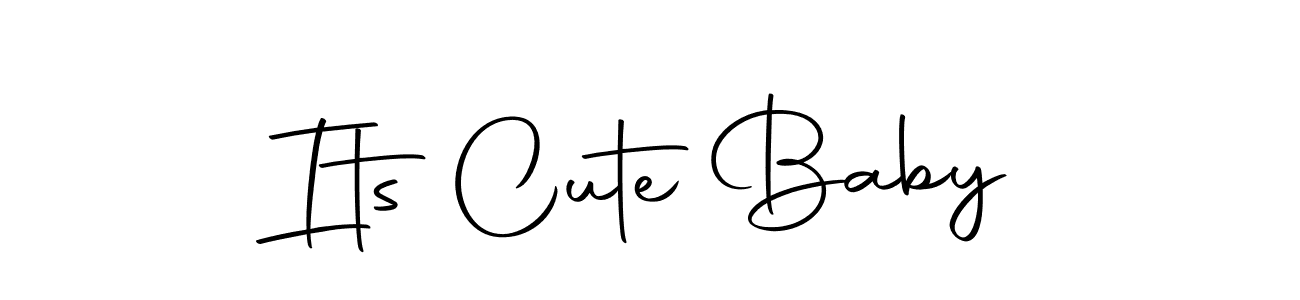 Design your own signature with our free online signature maker. With this signature software, you can create a handwritten (Autography-DOLnW) signature for name Its Cute Baby. Its Cute Baby signature style 10 images and pictures png